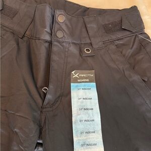 NWT Black Arctix Snow Pants